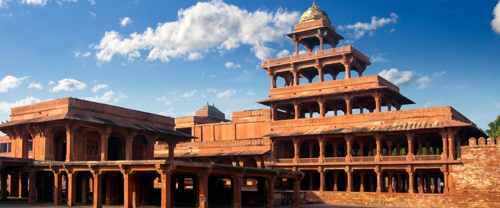 Ancient,Abandoned,City,Of,Fatehpur,Sikri,,Xvi,Century.,Agra,,Uttar