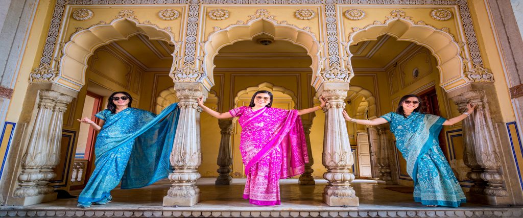 Jaipur,,India,-,February,22,,2018,:,Unidentified,Women,Tourist