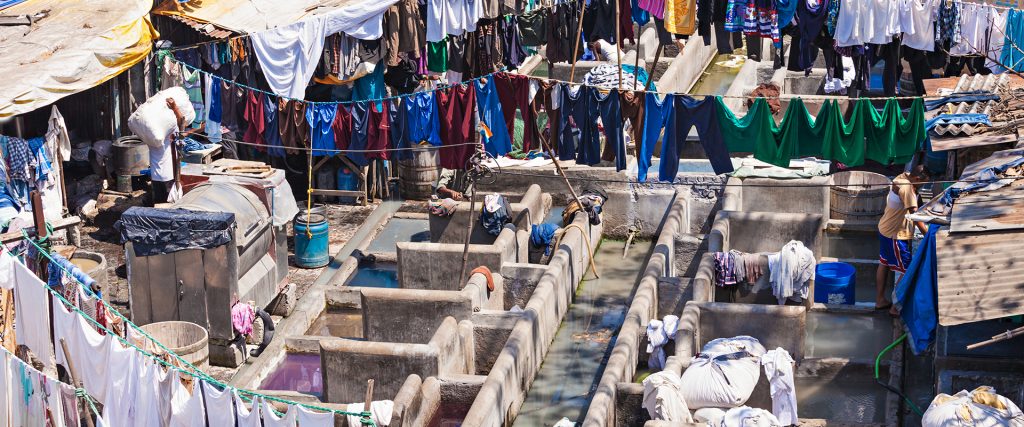 Dhobi,Ghat,Is,A,Well,Known,Open,Air,Laundromat,In